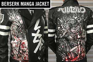 Kung Fury Leather Retrowave Jacket